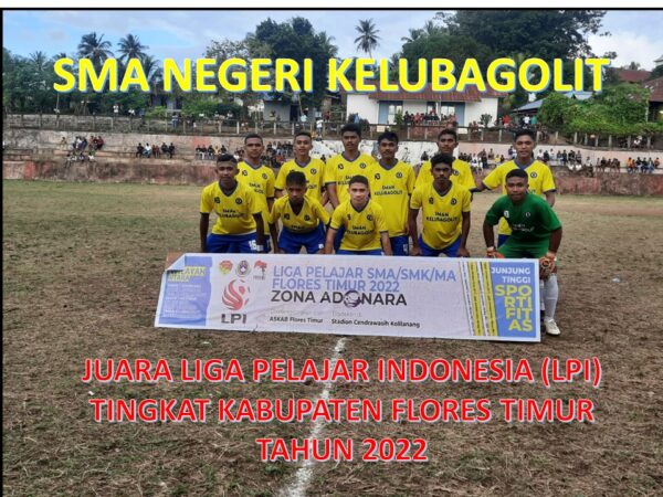 Juara Sepak Bola Liga Pelajar Indonesia Tingkat Kabupaten Flores Timur Tahun 2022