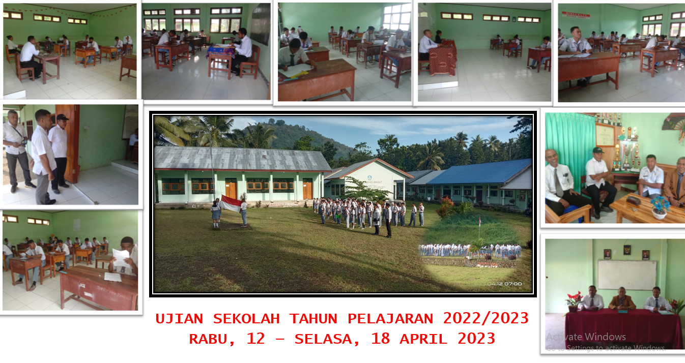 PELAKSANAAN UJIAN AKHIR SEKOLAH TAHUN PELAJARAN 2022/2023