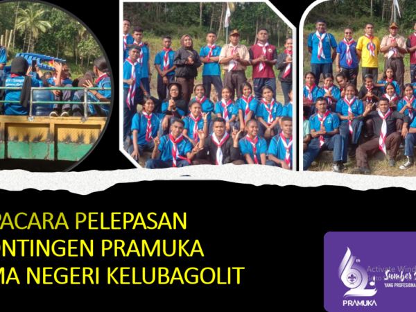 PELEPASAN KONTINGEN PRAMUKA SMA NEGERI KELUBAGOLIT 2023