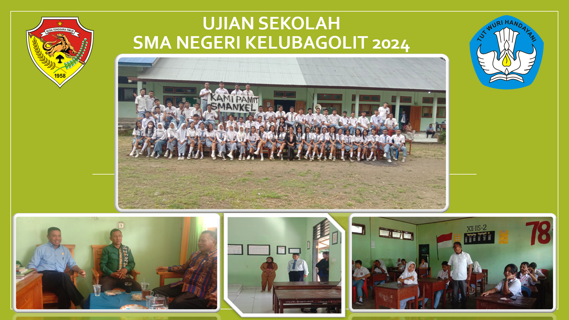 UJIAN SEKOLAH BERBASIS CBT SMA NEGERI KELUBAGOLIT  TAHUN PELAJARAN 2023/2024 SUKSES DI GELAR