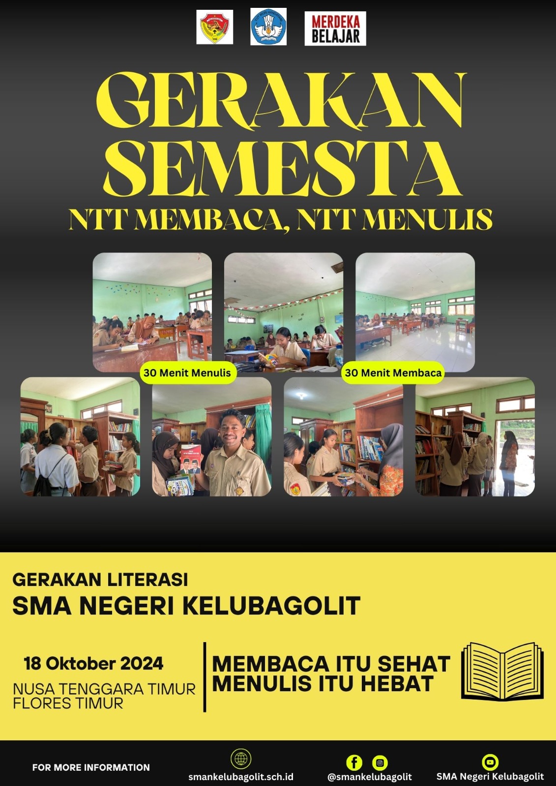 Semesta Bergerak NTT Membaca, NTT Menulis