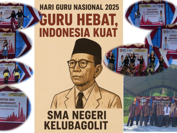 Meriah! Siswa SMA Negeri Kelubagolit Rayakan Hari Guru Nasional 2025