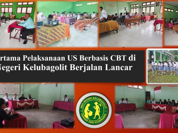 Hari Pertama Pelaksanaan US Berbasis CBT di SMA Negeri Kelubagolit Berjalan Lancar