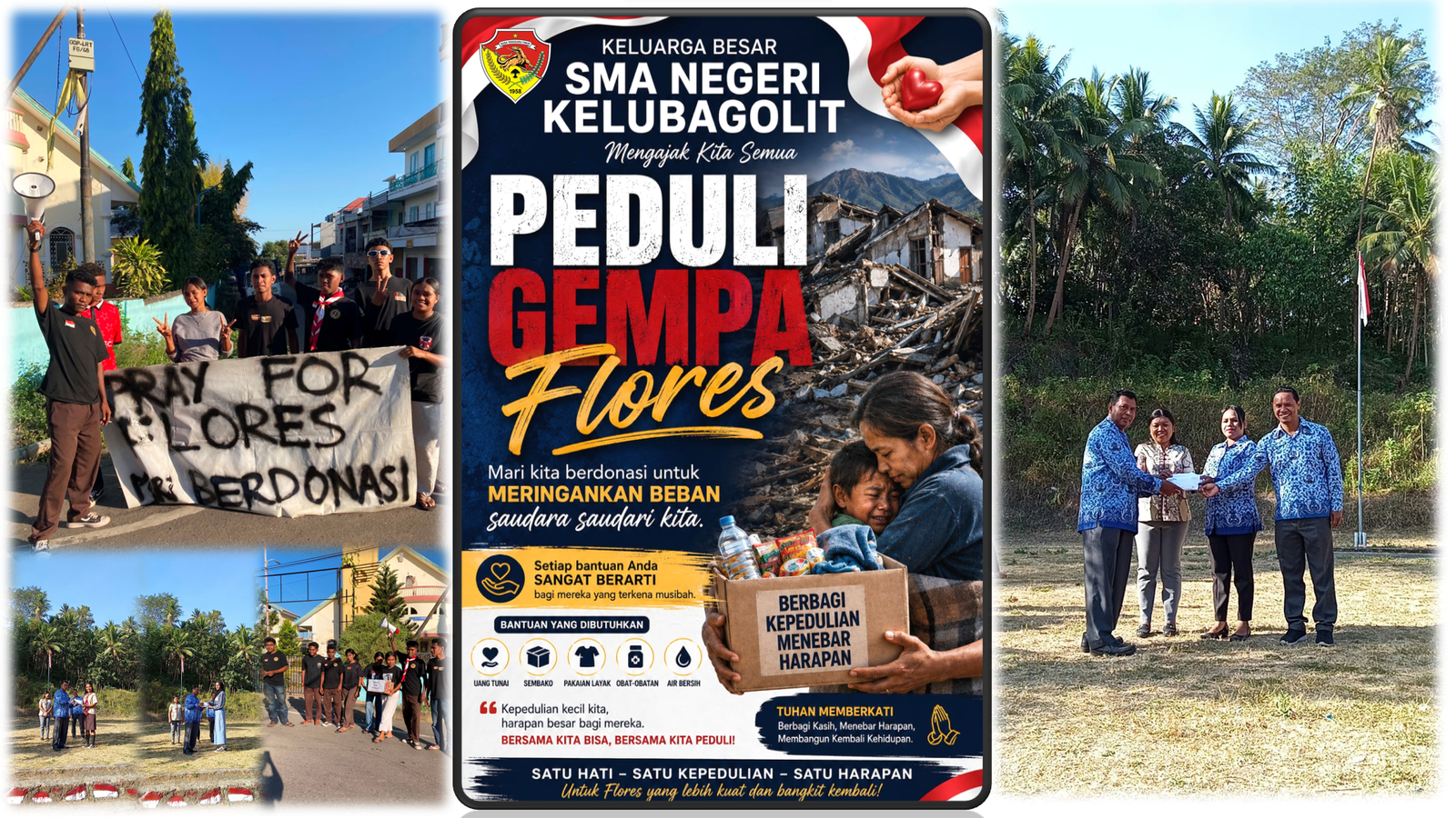 Dari Kelubagolit untuk Flores: SMA Negeri Kelubagolit Salurkan Donasi Rp12,6 Juta bagi Keluarga Terdampak Gempa Dari Kelubagolit untuk Flores: SMA Negeri Kelubagolit Salurkan Donasi Rp12,6 Juta bagi Keluarga Terdampak Gempa
